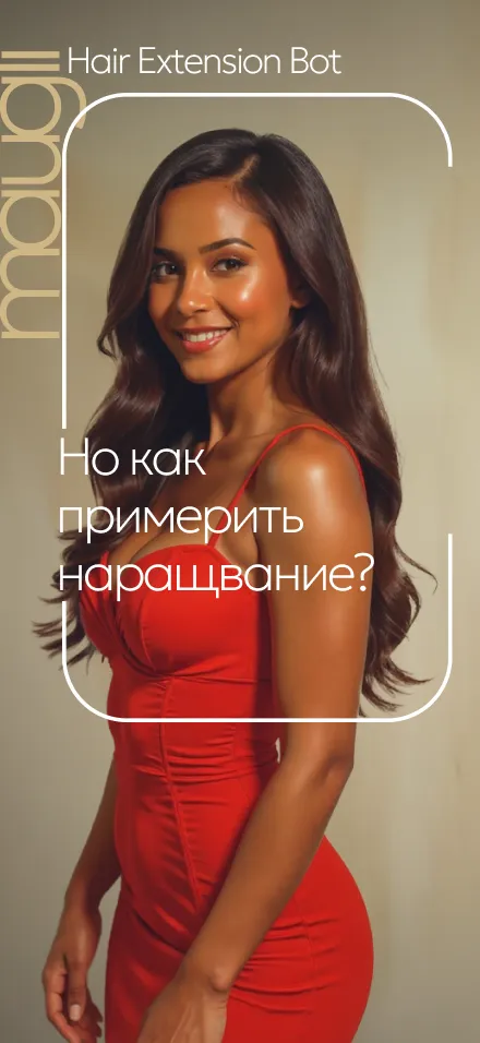 Скриншот демо AI Hair Extension Bot